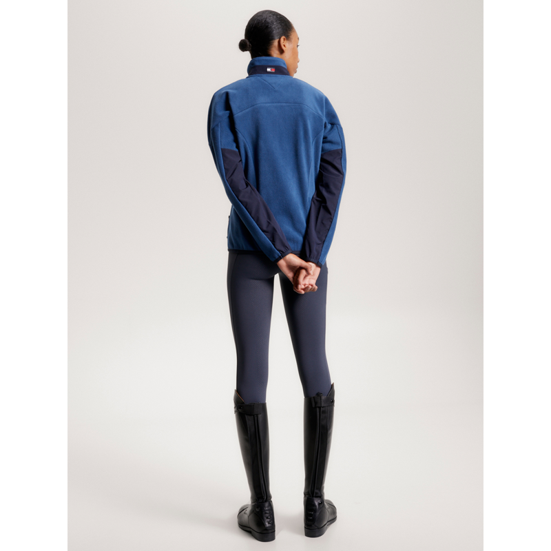 Tommy Hilfiger Women's Thermo Zip Fleece Jacket - Indigo Blue-4